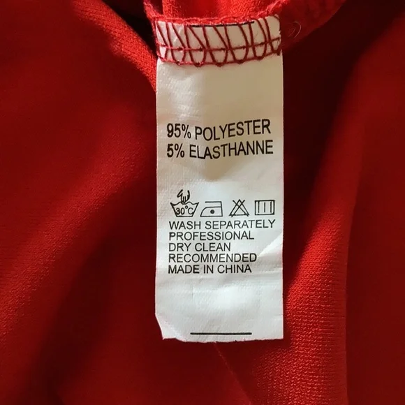 Lucas & Emma Gown NWT Size Small Red - Picture 5 of 9